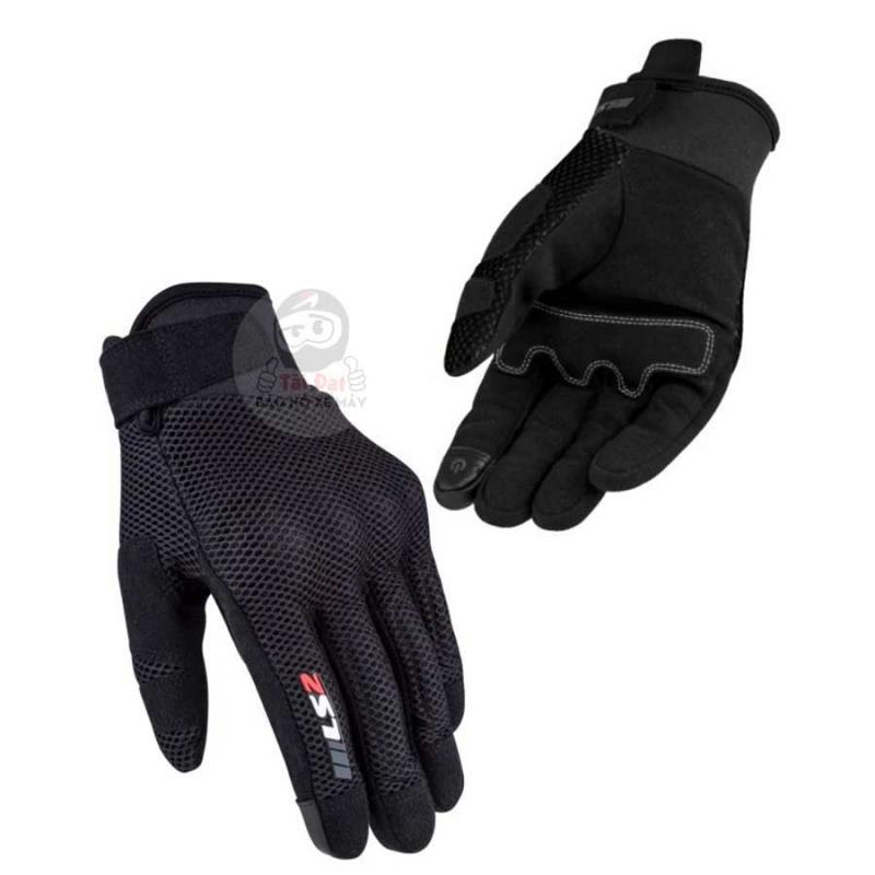 Găng tay ls2 ray man - găng tay vải ls2 có gù bảo hộ chạy mô tô, xe máy