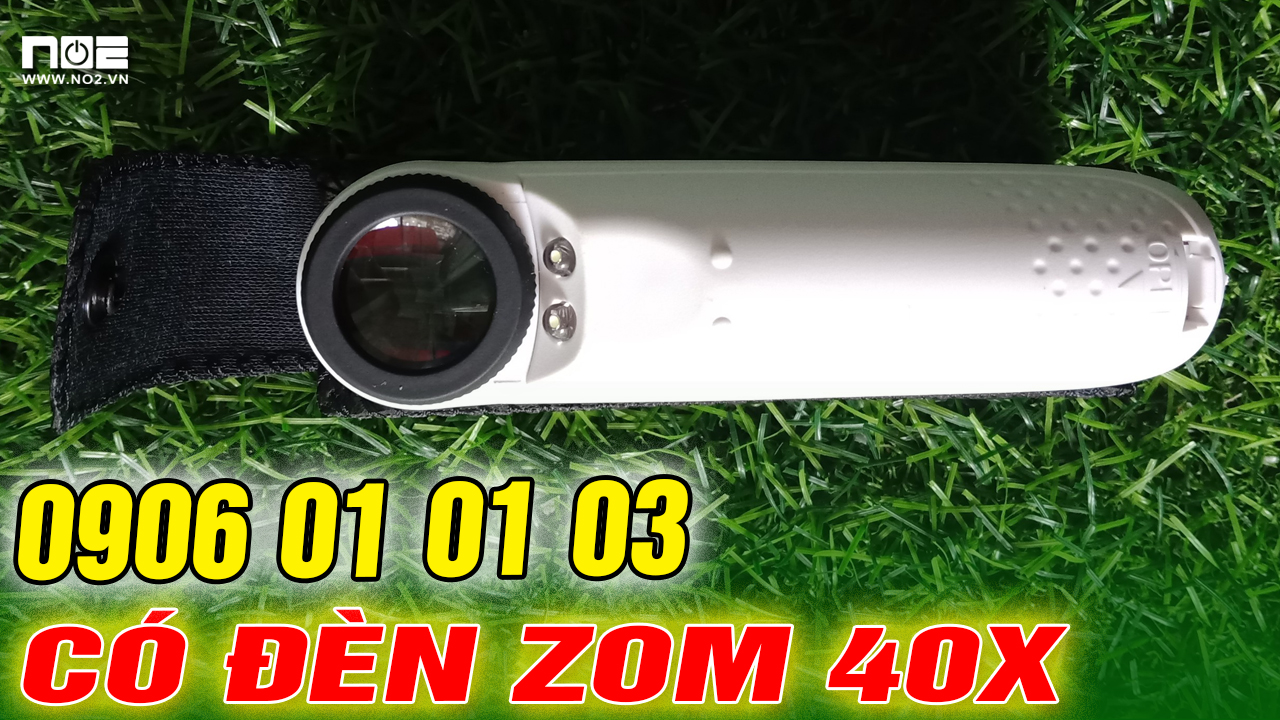 Kính lúp zoom 40 lần, có đèn led