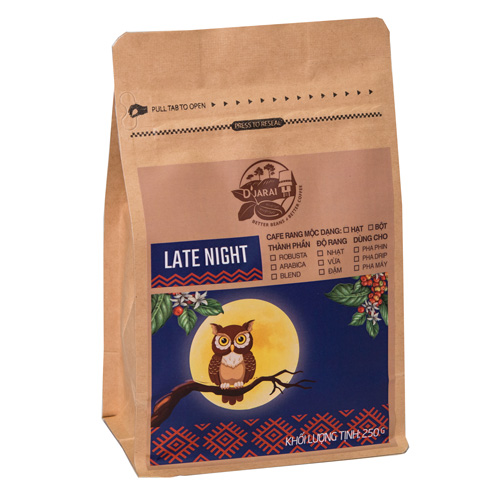 Cà phê bột Late Night 250g