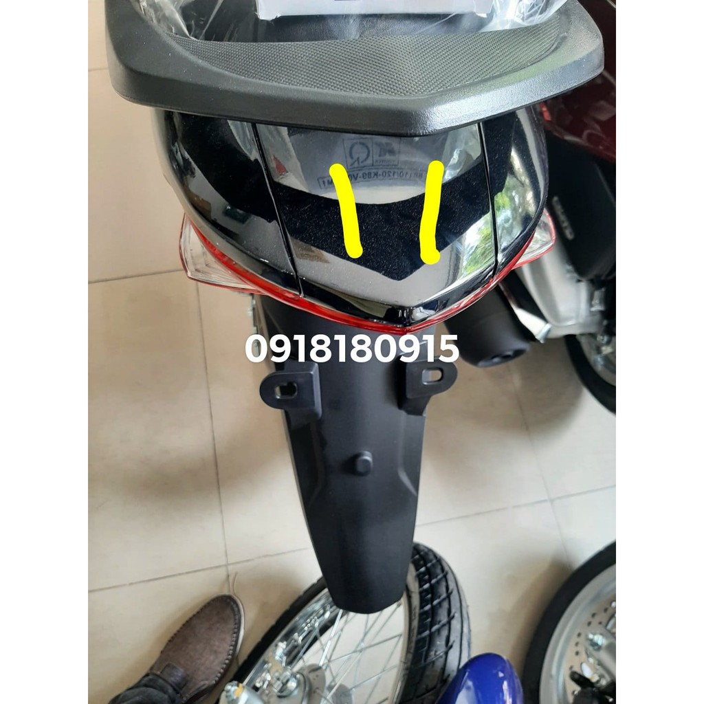 Ốp đuôi sau mui rùa wave anpha 110 honda