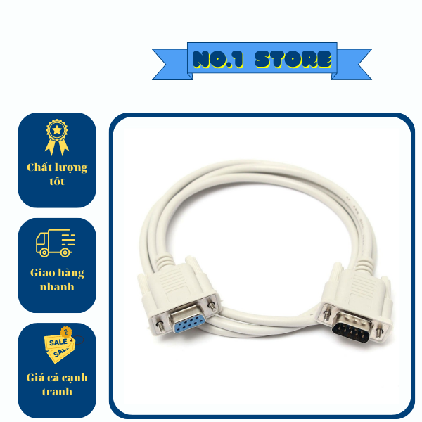 Dây Cổng COM DB9/RS232 Cái-Đực Đực-Cái - Cái-Cái (Chân Thẳng)