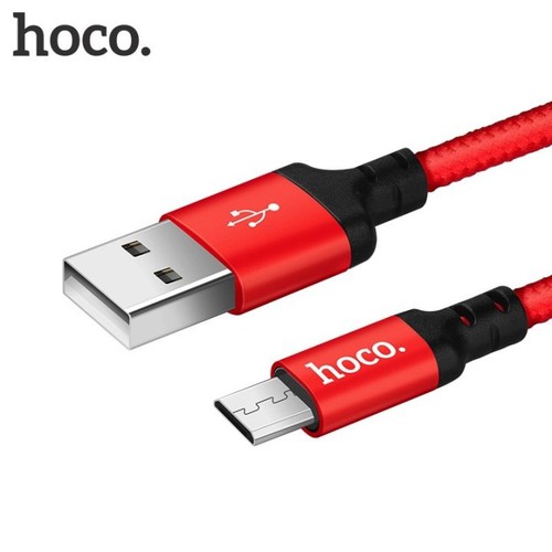 Cáp sạc dây dù Hoco X14 cho cổng Lightning, Android (mầu giao ngẫu nhiên)