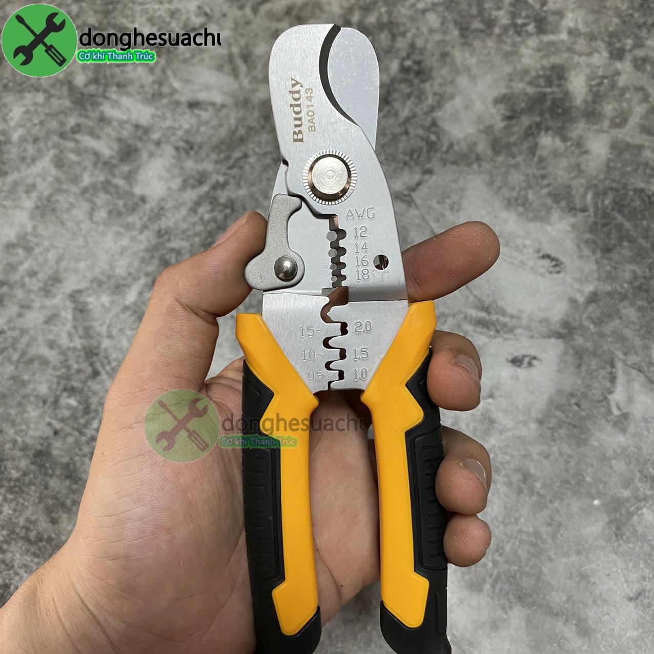 [HCM]Kềm đa năng buddy BA0143 175mm Đài Loan