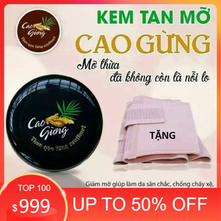 KEM TAN MỠ CAO GỪNG  EO THON DÁNG ĐẸP