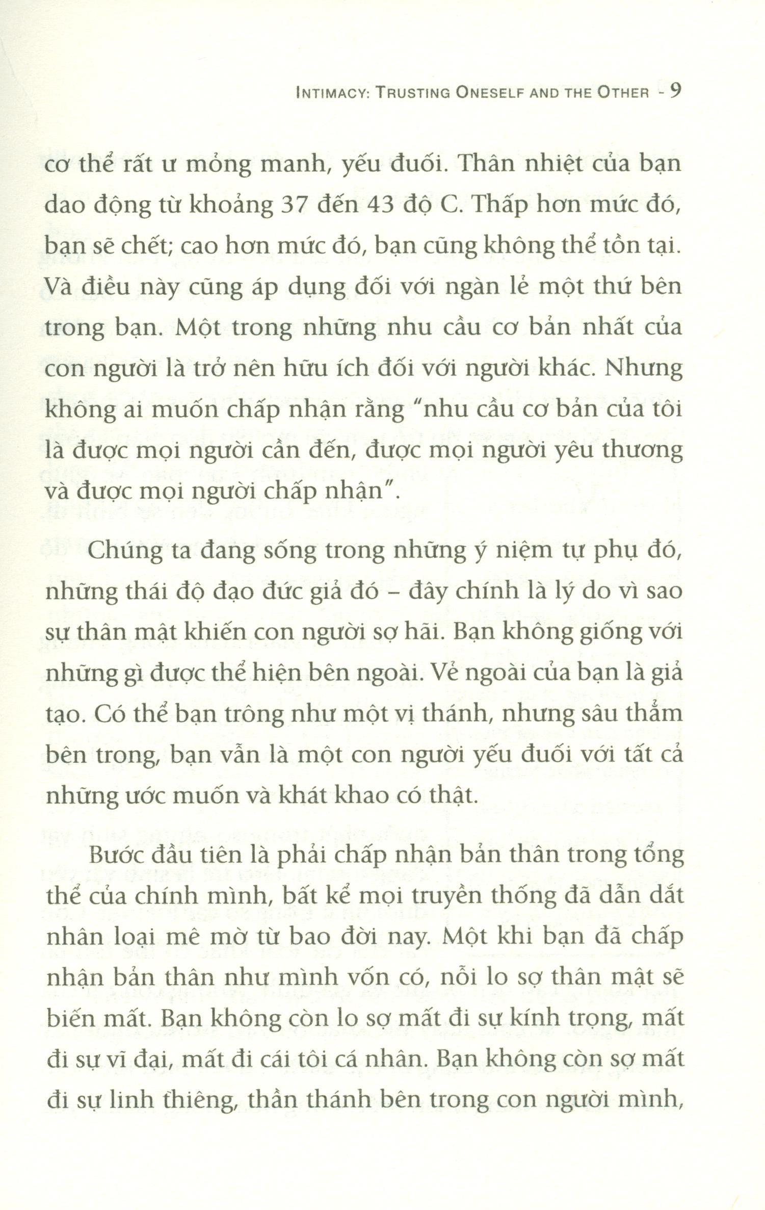 Thân Mật - Cội Nguồn Của Hạnh Phúc