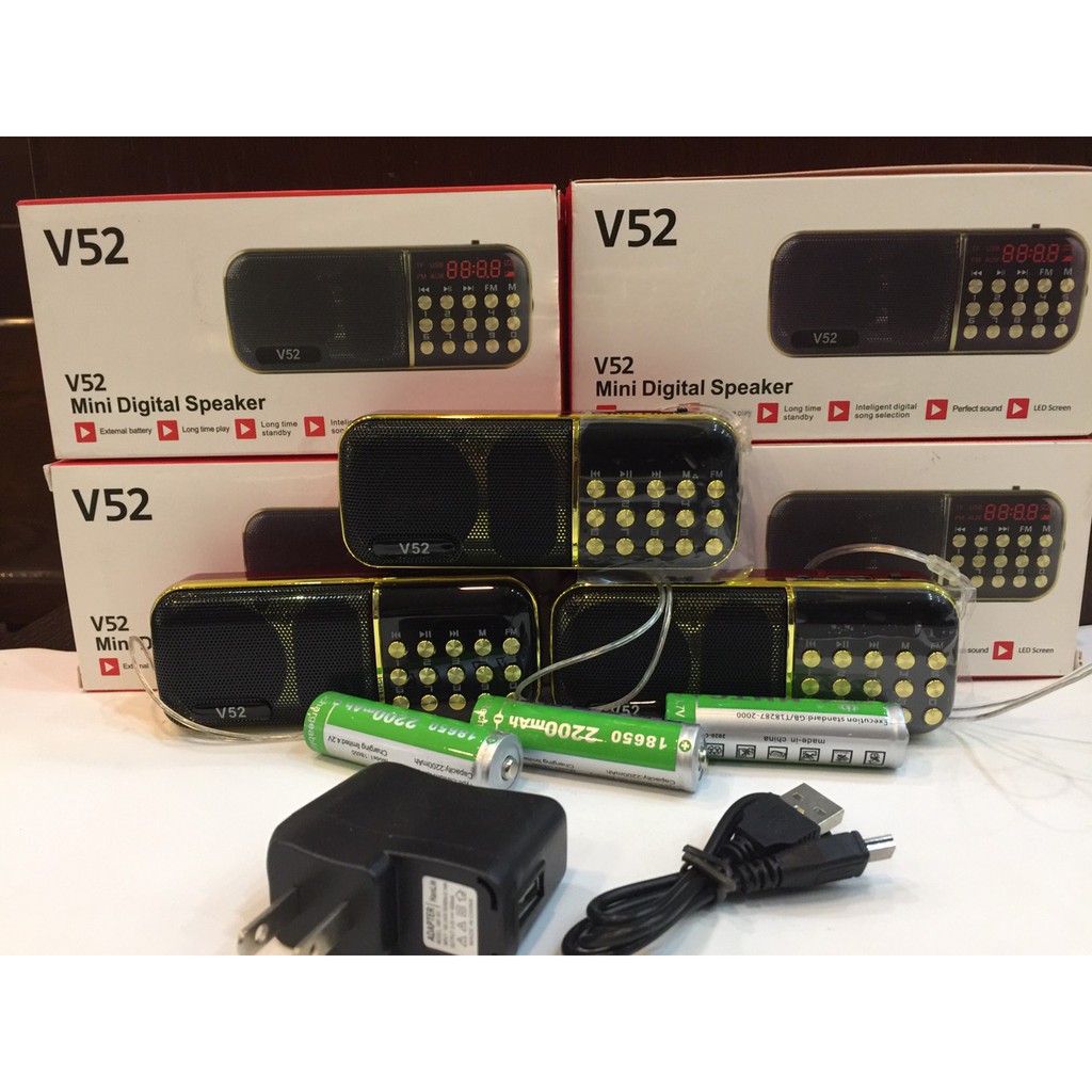 ĐÀI NGHE PHÁP - NIỆM PHẬT V52 (kèm thẻ 8Gb)