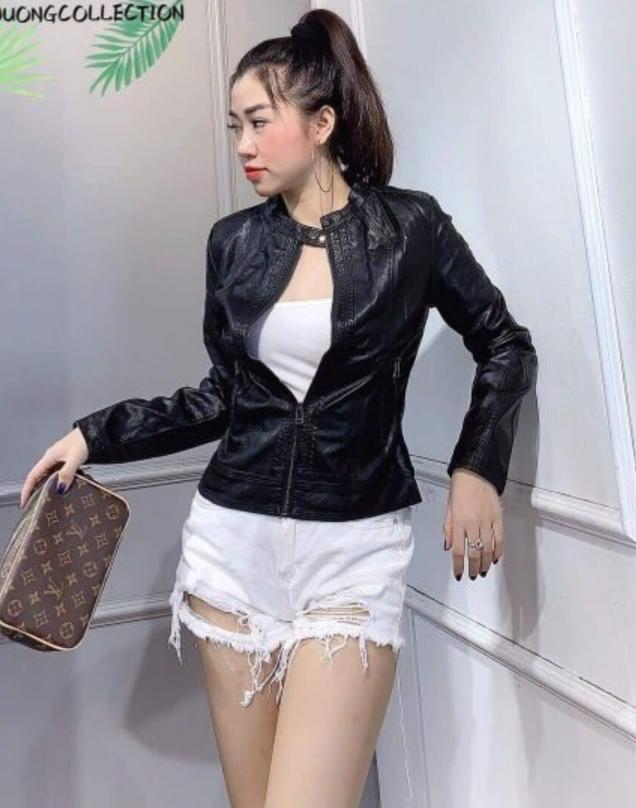 Áo da nữ TQXK da mềm loại đẹp