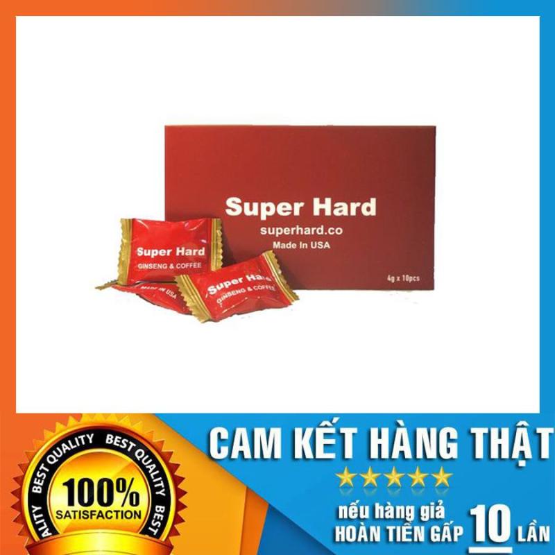 [HCM]Hộp 3 viên kẹo sâm Super Hard Ginseng & Coffee Candy cao cấp