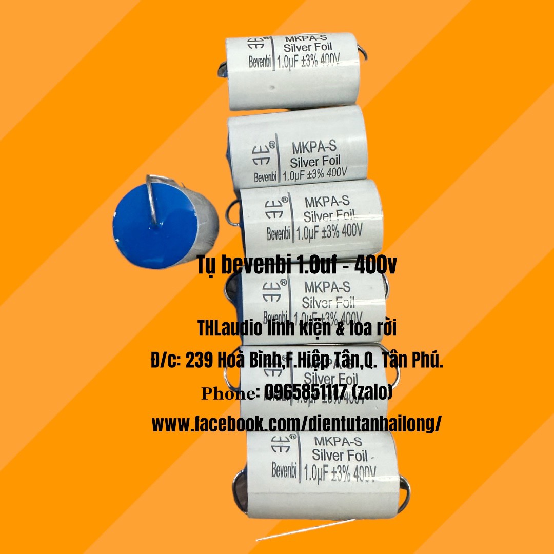 Tụ Bevenbi 1.0 , 1,5 , 2,2  cản loa treble