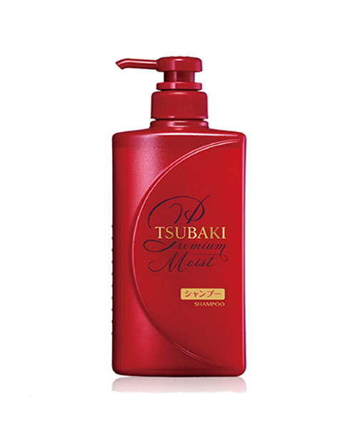 Dầu gội Dưỡng tóc bóng mượt Premium Moist Tsubaki (490ml/chai)