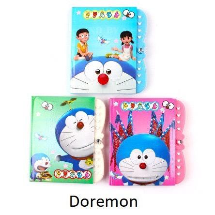 [HCM]Sổ Nhật ký có mật khẩu cho bé hình Doremon