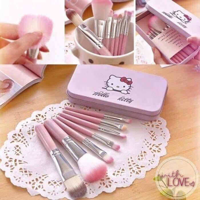 [HCM]Bộ cọ trang điểm 7 món cực dễ thương