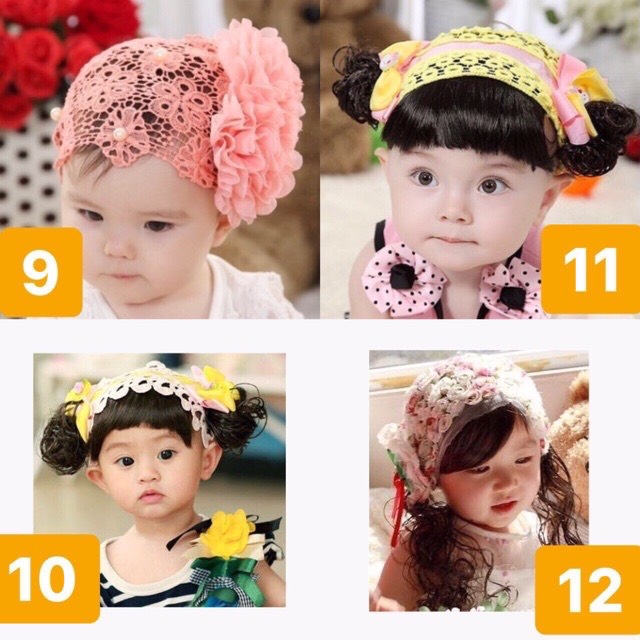 [HCM]Băng đô tóc giả cho bé (có hình thật)