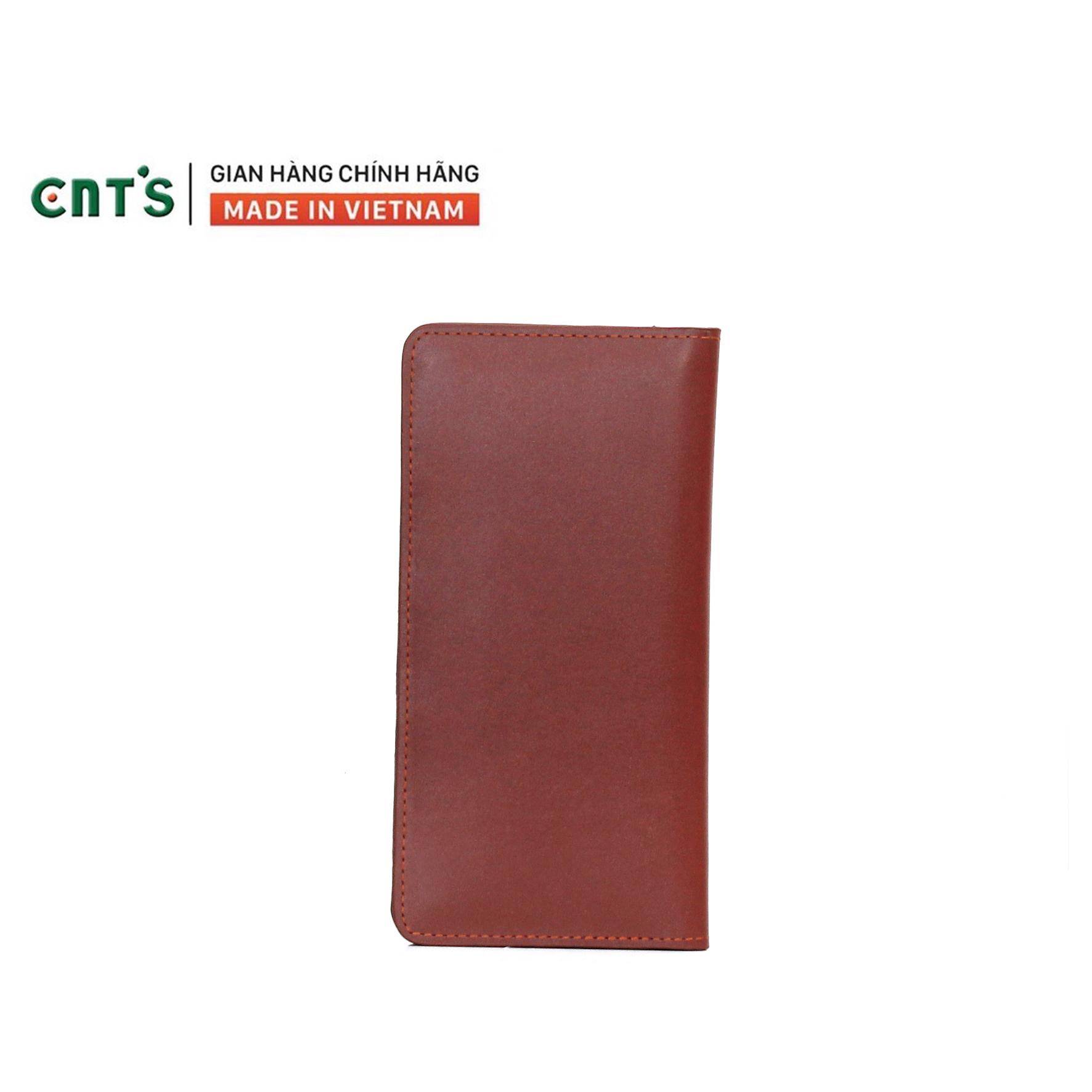 Ví cầm tay Unisex da thật CNT VN17 cao cấp