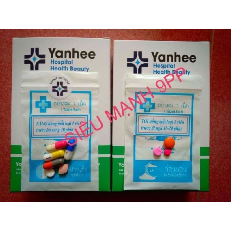 (CHÍNH HÃNG) GIẢM CÂN YANHEE BOOST THÁI LAN (9v/ngày) giảm mỡ thừa cực mạnh