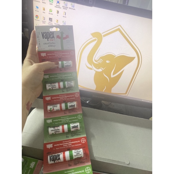 [CHÍNH HÃNG] Ống Hít Thông Mũi 2 Đầu VAPEX HR BAYER 2cc