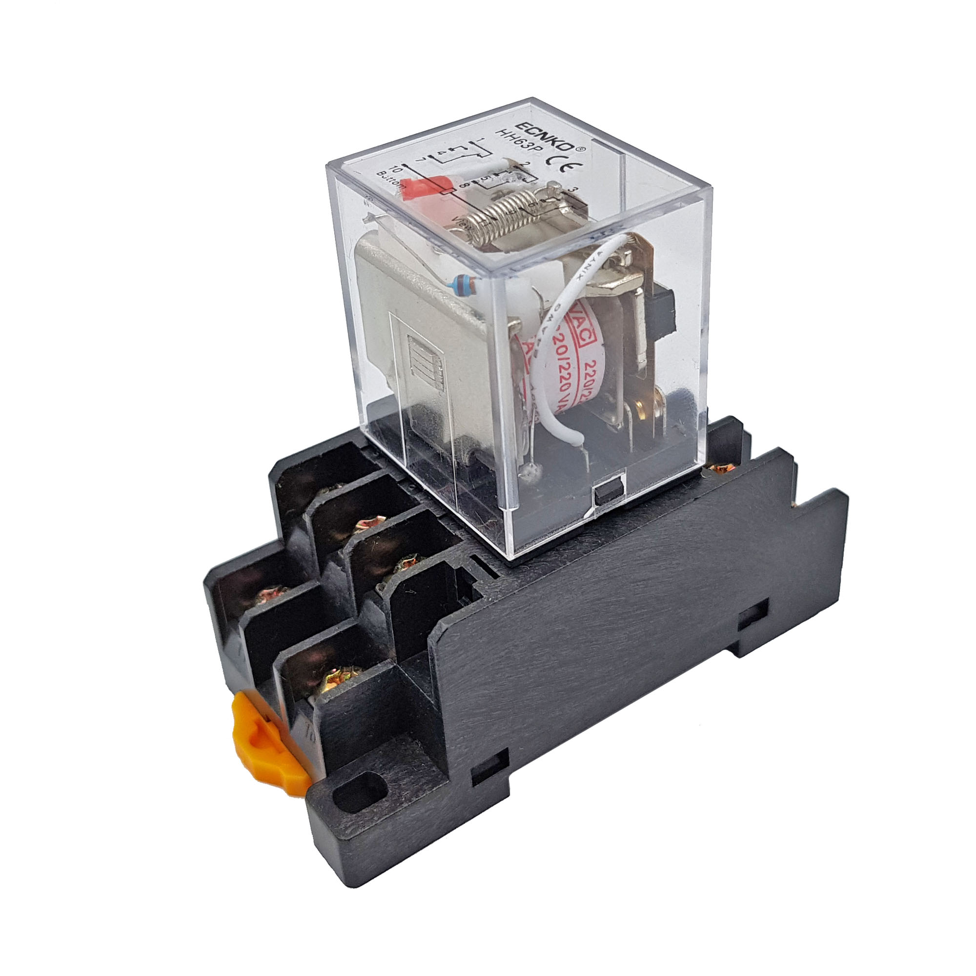 Relay trung gian Hh63p 12VDC / 24VDC / 220VAC