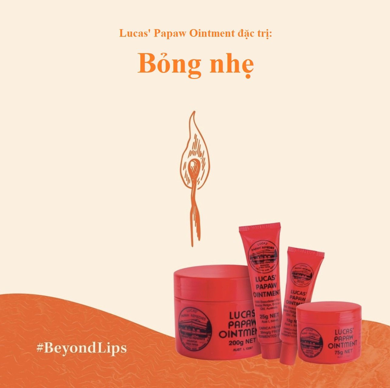 Kem đa năng Lucas papaw ointment đu đủ 25gr Úc