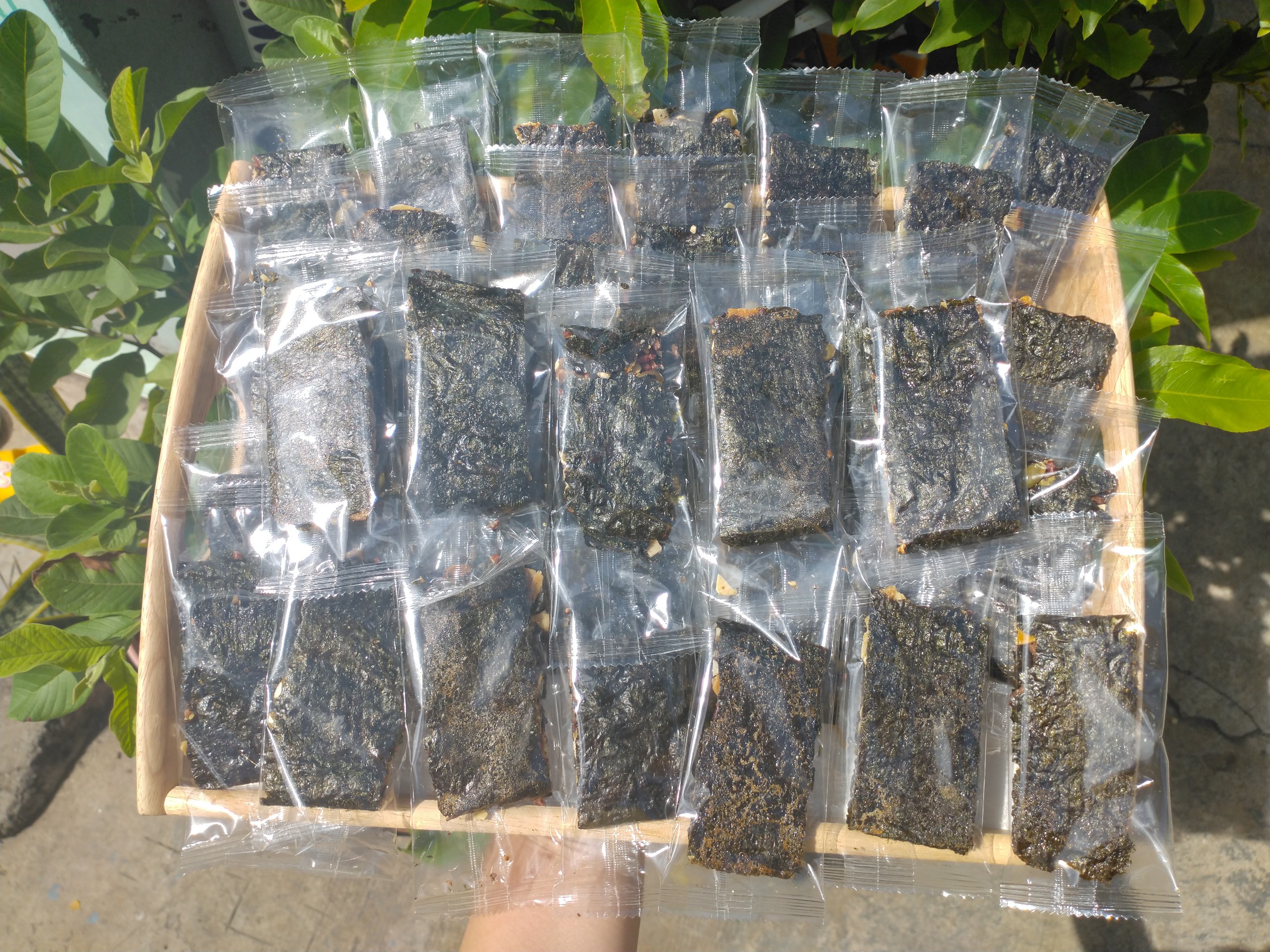 rong biển kẹp hạt 250g (vị mặn, ăn chay được)