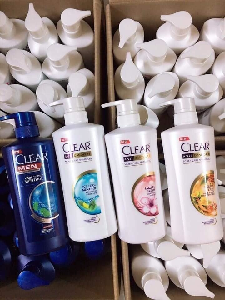 Dầu Gội Đầu Clear Thái Lan Chai 480ml