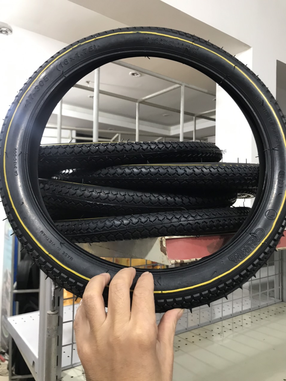 Vỏ lốp xe đạp trẻ em casumina 47-305 chính hãng