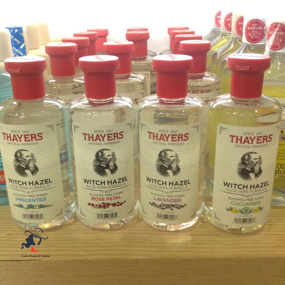Nước hoa hồng Thayers Alcohol Free Witch Hazel Toners