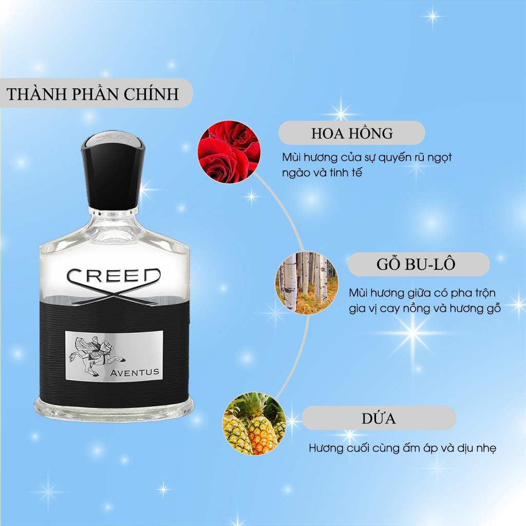 Nước hoa nam Creed Aventus 100ml - Nam Tính Mạnh Mẽ - cuahnagthienduc