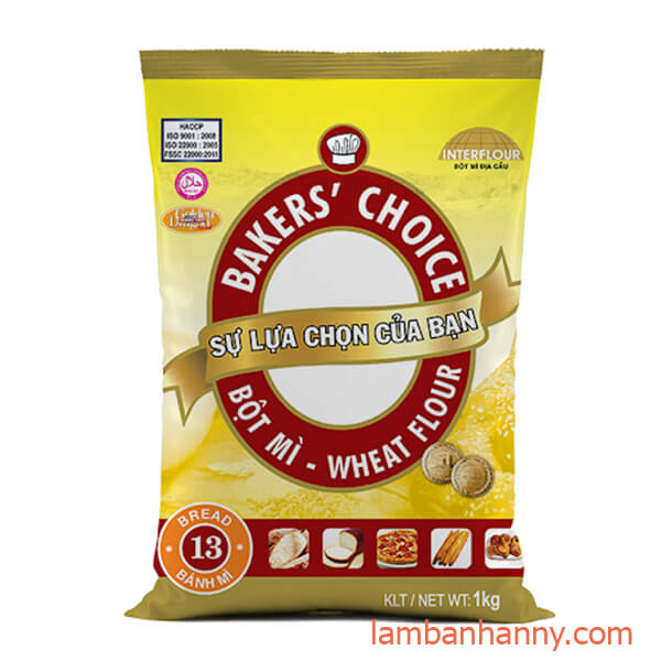 Bột mì Bakers Choice số 13 1Kg