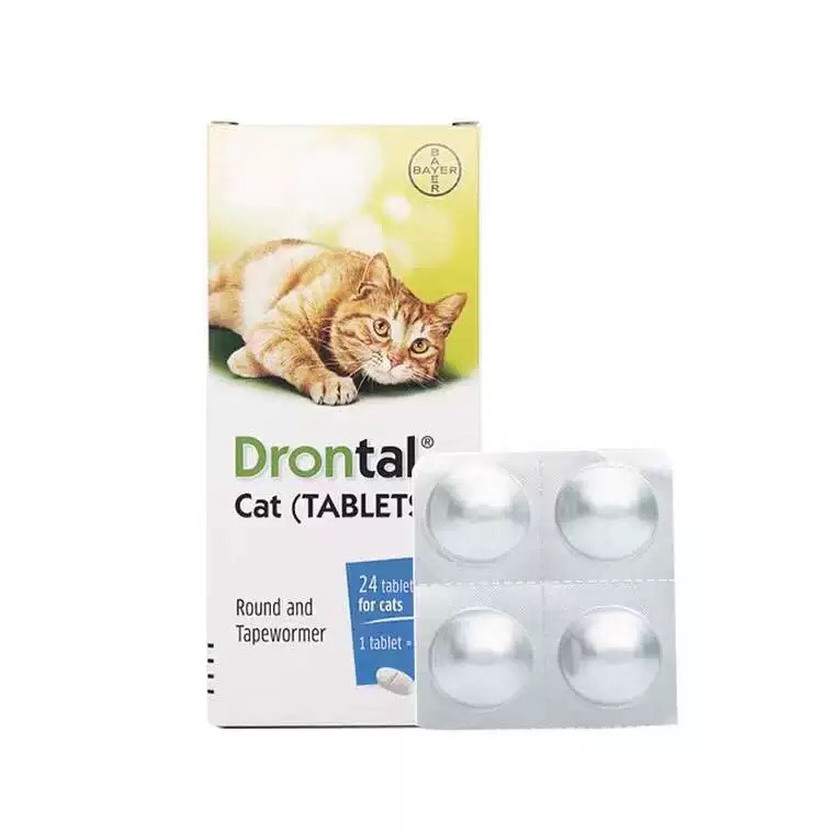 Viên Tẩy Giun Sán Cho Mèo Drontal Cat Bayer