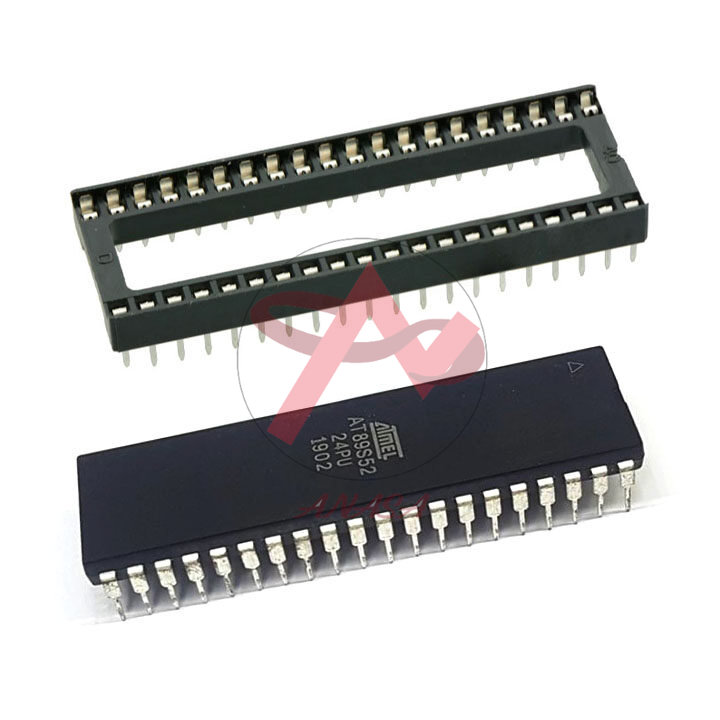 Combo vi điều khiển at89s52 và đế ic 40p