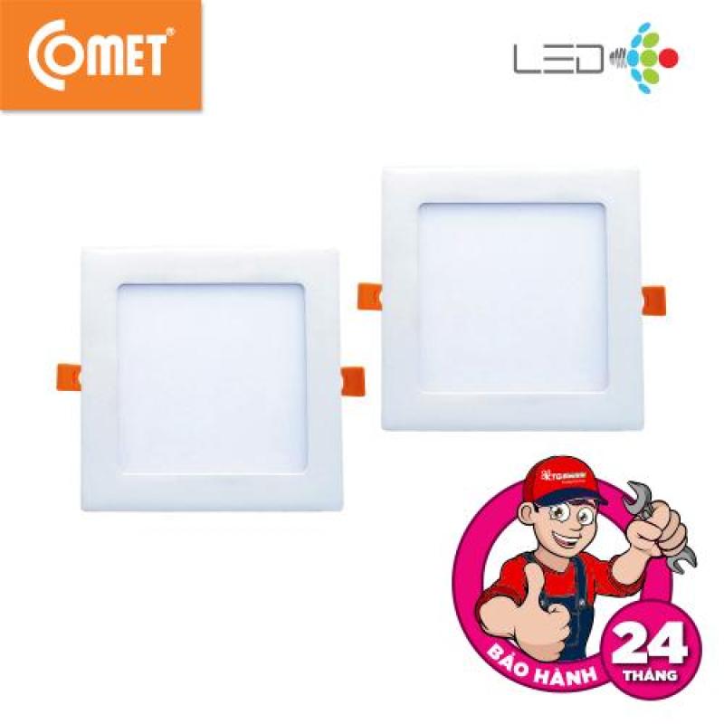 Bộ 02 Đèn Led Siêu Mỏng Âm Trần Vuông Comet CP211S-15, công suất 15W
