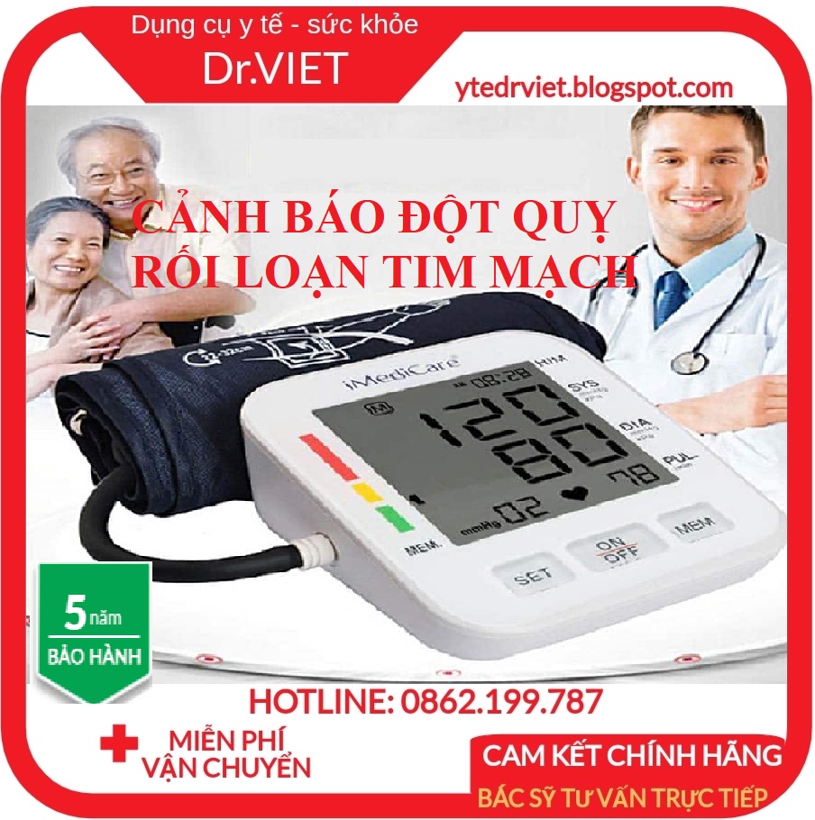 Máy đo huyết áp bắp tay điện tử IBPM-6S