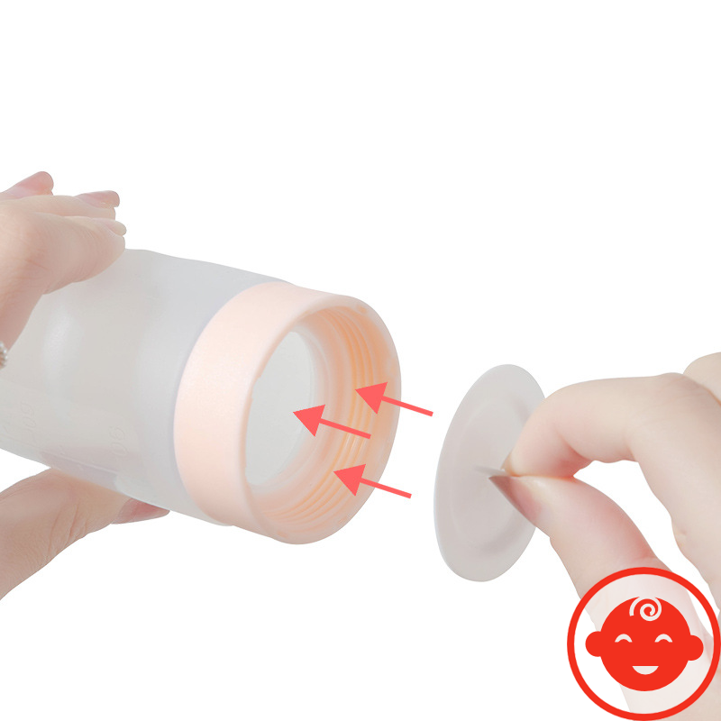 Bình thìa ăn dặm silicon JUBON CAO CẤP cho bé