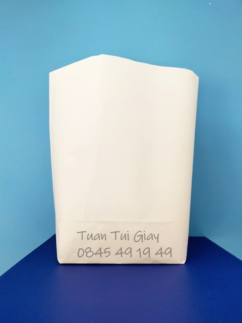 100c Túi Giấy Trắng sz15x17