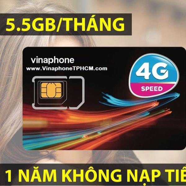 Sim 4G Vinaphone trọn gói 1 năm không nạp tiền có 5Gb/tháng x 12 tháng từ MƯỜNG THANH ROYAL