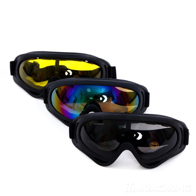 [HCM]Kính đeo nón bảo hiểm uv 400