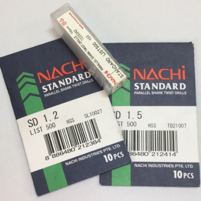 mũi khoan nachi 1mm đến 1.9mm 1 mũi