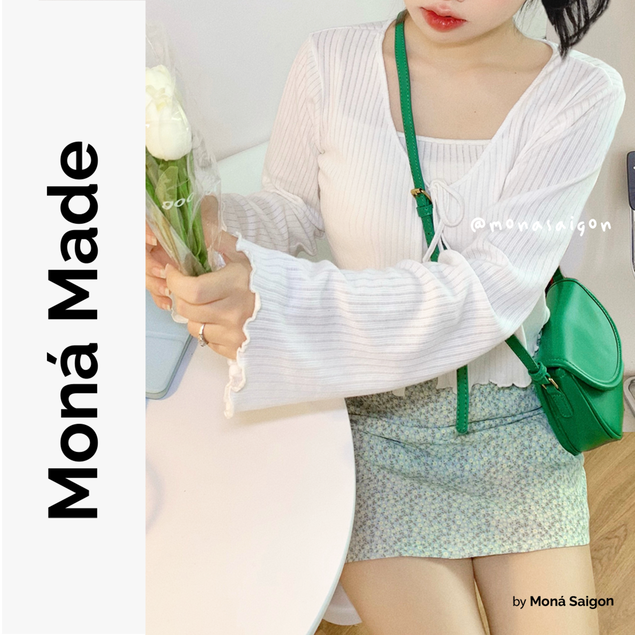 [VOUCHER 12%/149K] Set áo cardigan MONÁ - YURI