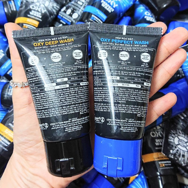 Sữa rửa mặt làm sạch sâu có hạt Deep Wash Scrub Formula Oxy 25g