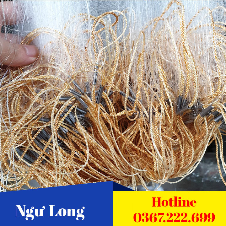 lưới đánh cá 3 lớp sợi thái - cao 2m dài 120m
