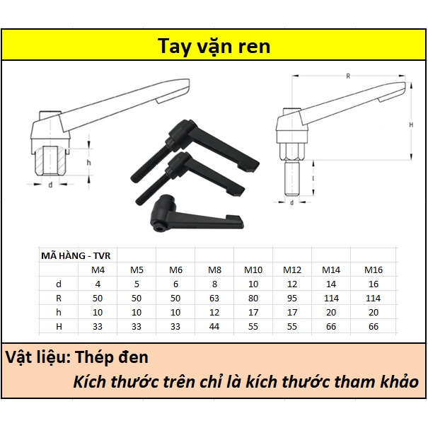 Tay vặn nhanh M5