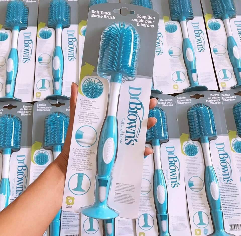  CỌ BÌNH & NÚM TI SILICONE DR BROWN SIÊU BỀN- CỌ SẠCH BONG KIN KÍT