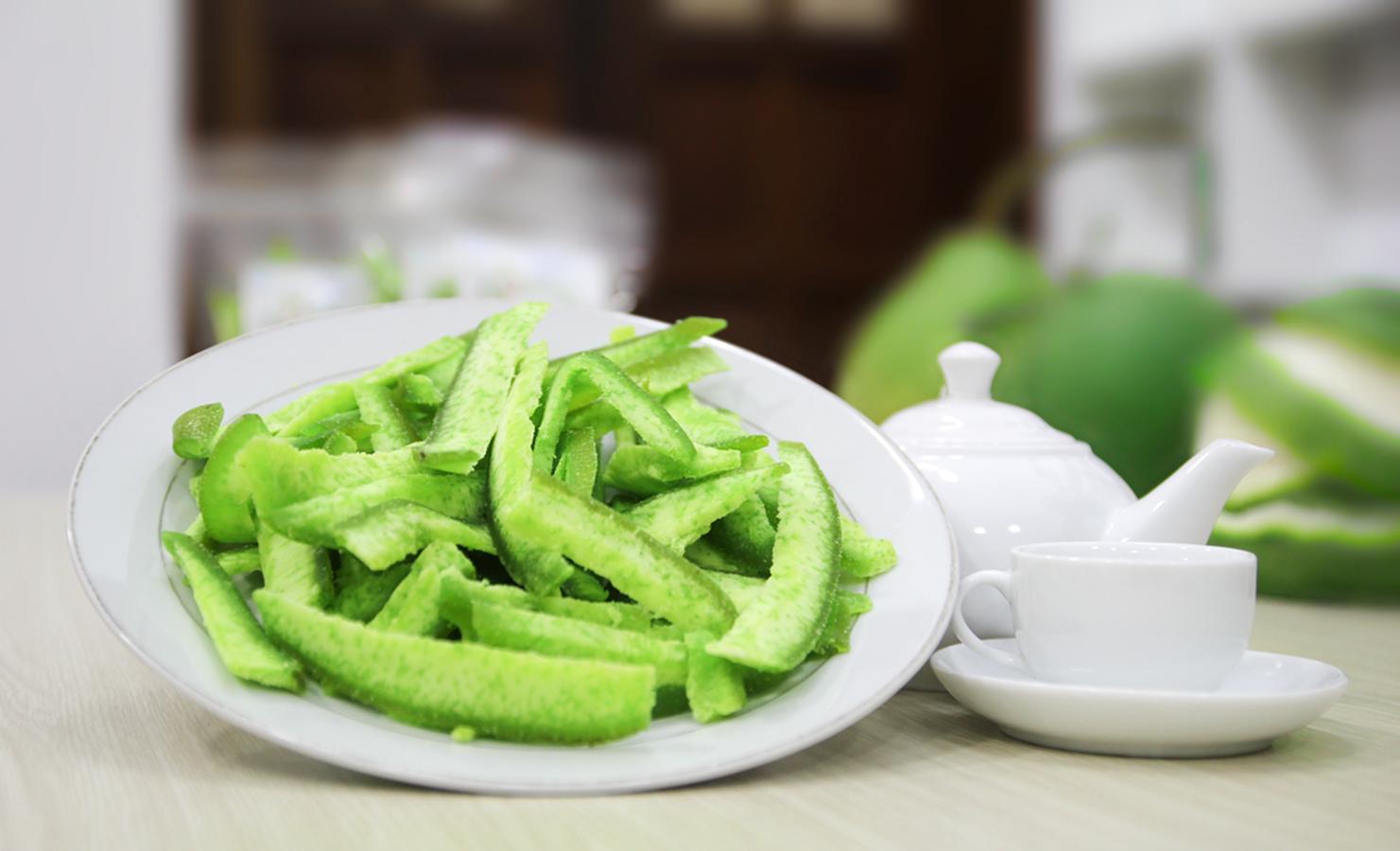 500gr Mứt vỏ bưởi sấy dẻo ăn liền