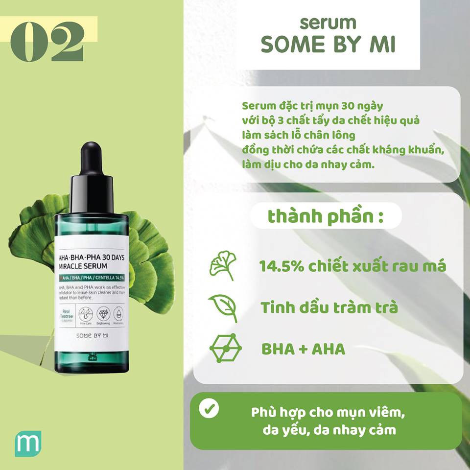 Tinh Chất Mụn Some By Mi AHA-BHA-PHA 30 Days Miracle Serum 50ml
