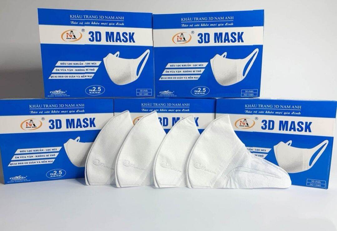 Hộp 50 cái khẩu trang 3d mask hàng nhật