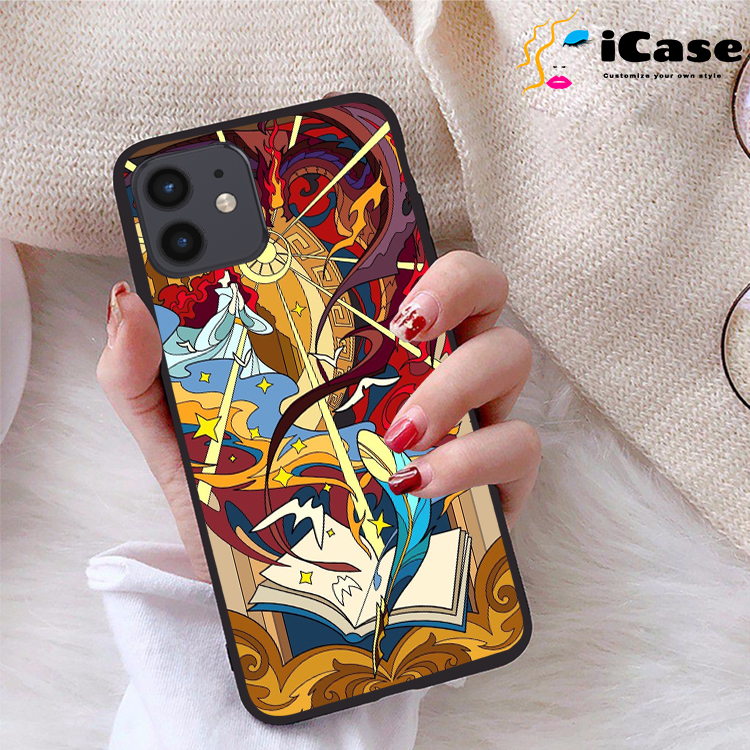 Ốp lưng iPhone 12 viền dẻo TPU BST Purple