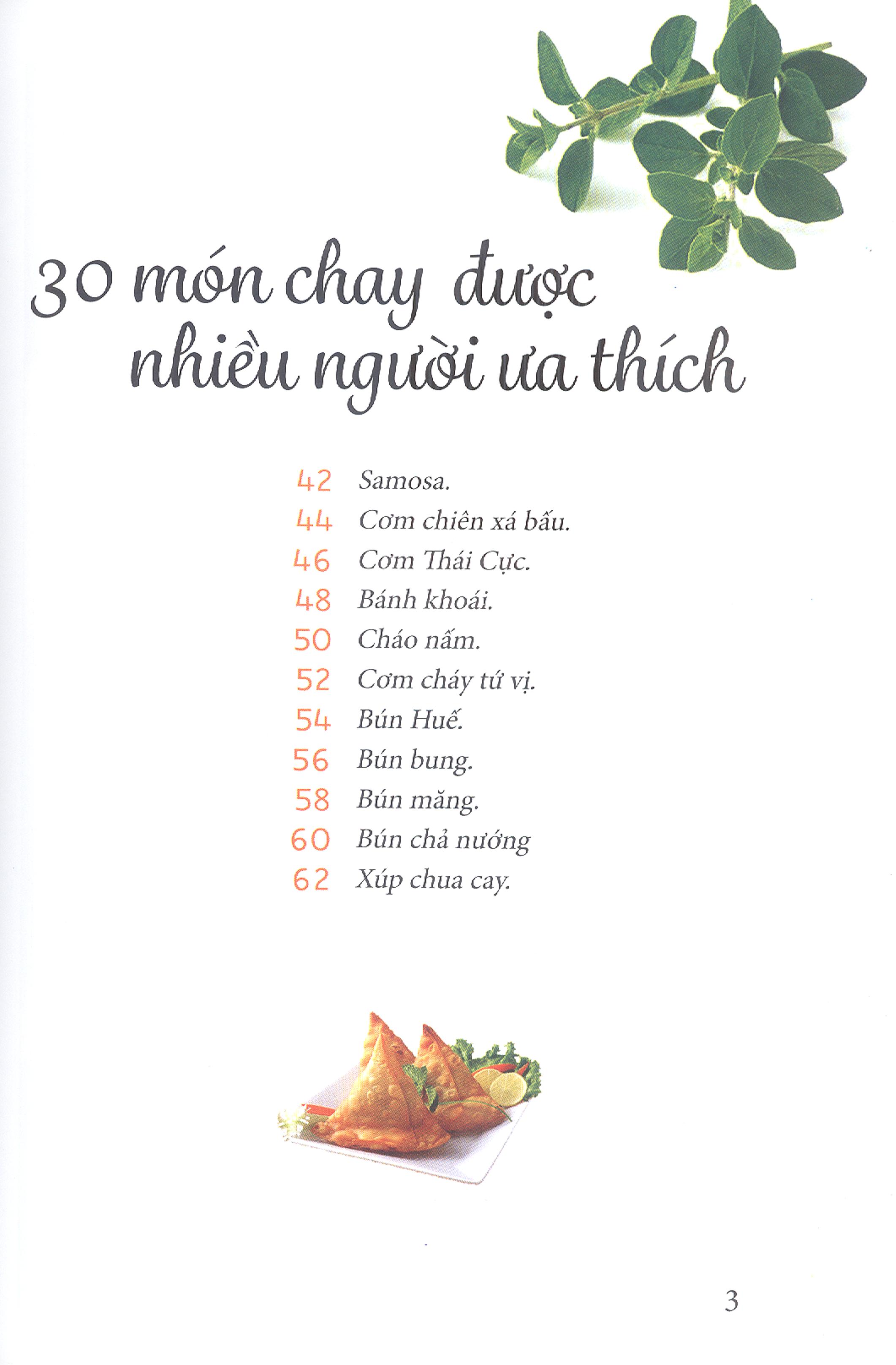 30 Món Chay Được Nhiều Người Ưa Thích