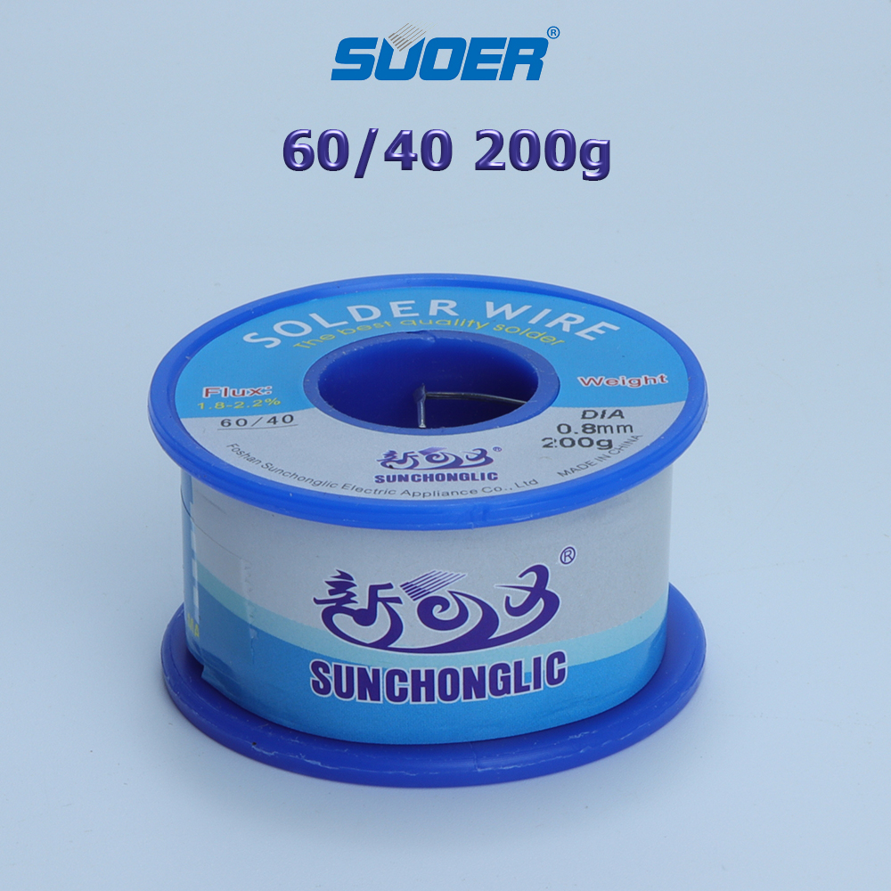 Thiếc hàn cao cấp SUOER 60/40 65/35 nhẹ lửa độ bóng cao