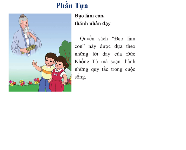 đệ tử quy -phép tắc người con hiếu thảo