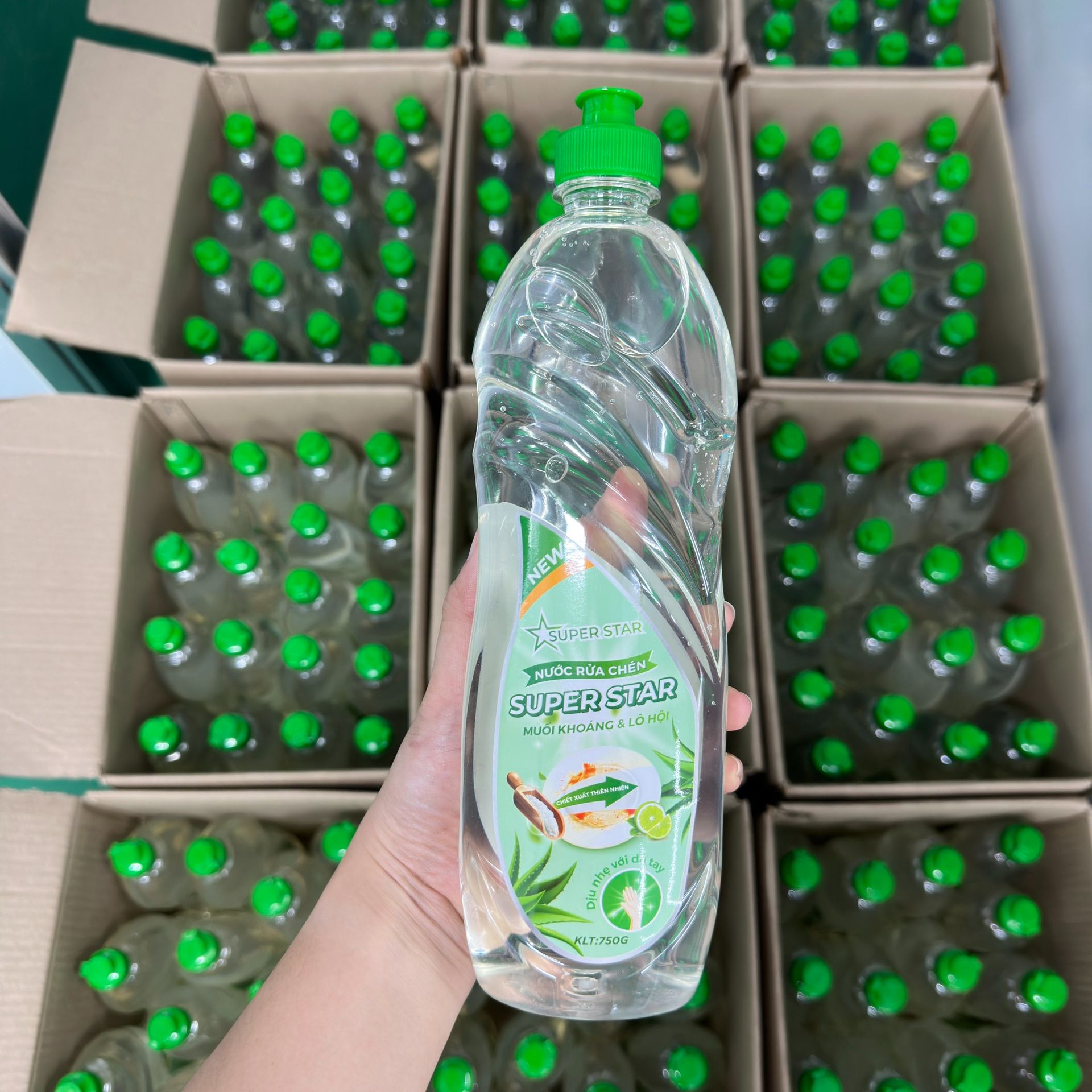 Nước Rửa Chén Super Star 750g